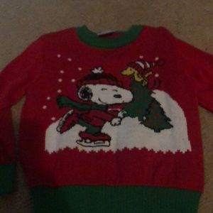 Peanuts Christmas sweater 5t